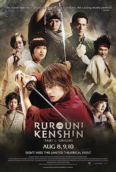 Rurouni Kenshin Part I: Origins Aka Rurôni Kenshin: Meiji kenkaku roman tan (2012)